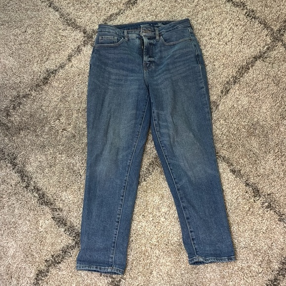 Old Navy High-Rise Curvy OG Straight Classic Blue Women's Jeans - Picture 1 of 6